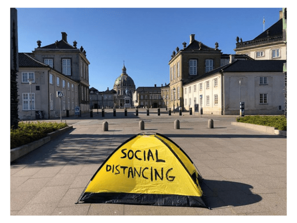 Thierry Geoffroy - Social Distancing - COVID-19 art