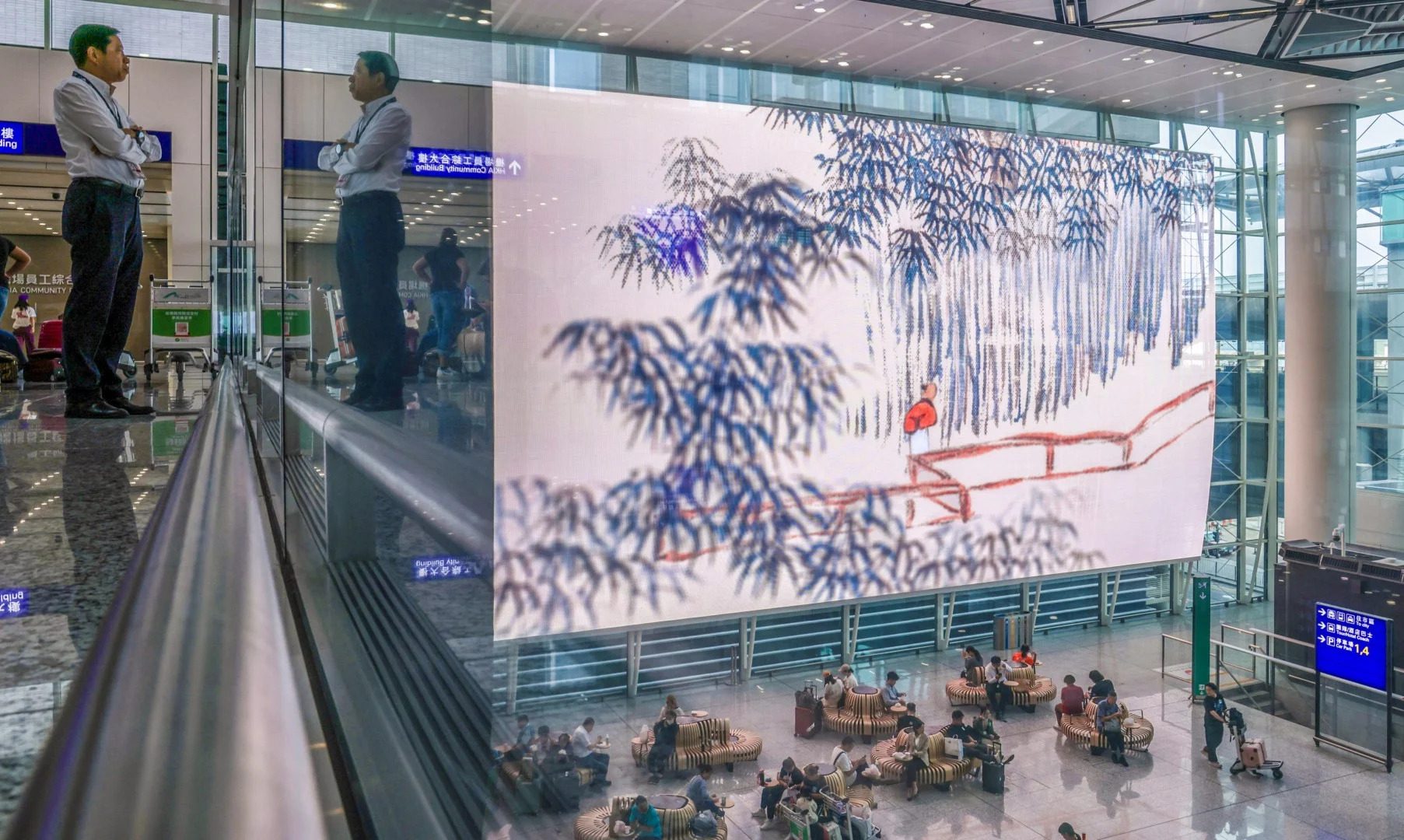 Elevating Airport Experiences through Strategic Art Integration - Best Practices & Tips by MASSIVart - Hong Kong International Airport