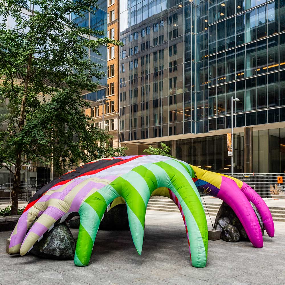 Dynamic Public Art Installation in Downtown Toronto by Jordan